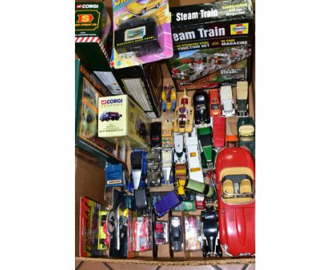 A QUANTITY OF BOXED AND UNBOXED DIECAST VEHICLES, to include boxed Corgi Classics Bedford S Type Bass Bottle Truck, No 19601,