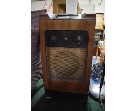 A Vintage Bush Radio, 76cm High 