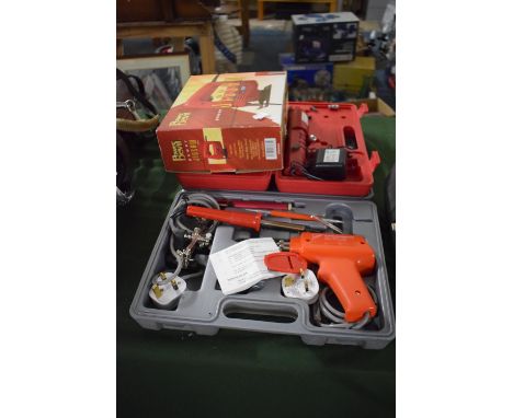 A Collection of Various Tools, Soldering Irons etc 