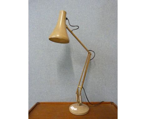 A Herbert Terry &amp; Sons Ltd. grey metal anglepoise desk lamp 