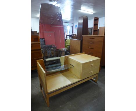 A G-Plan light oak Quadrille dressing table 