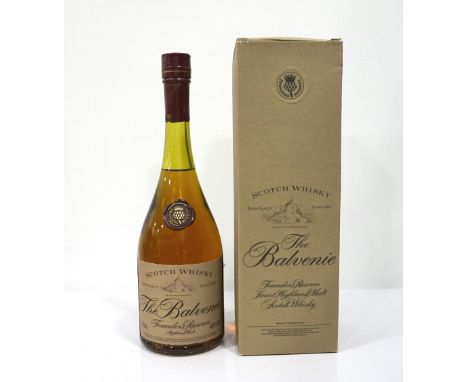 THE BALVENIE FOUNDER'S RESERVE
This is a great example of the older style Balvenie Founder's Reserve Single Malt Scotch Whisk