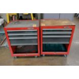 Lot - (2) Craftsman 26 in. 3-Drawer Rolling Toolboxes