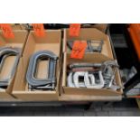 Lot - Various C-Clamps in (3) Boxes