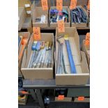 Lot - Files, Pry Bars and Punches in (3) Boxes