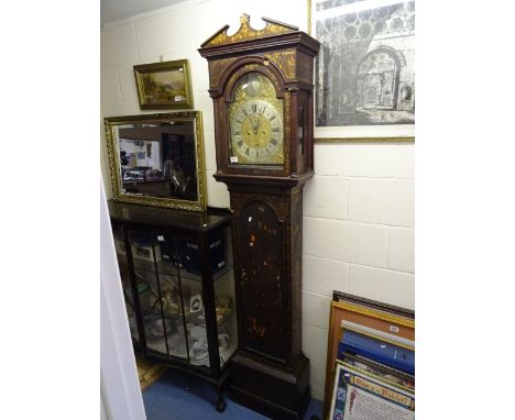 A chinoiserie clock longcase clock, with a movement by Thomas Moor, Ipswich (the case for restoration) 