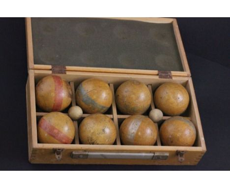 Set of vintage French boules