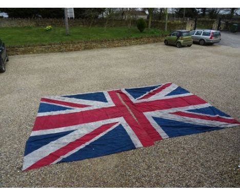 A pair of union jack curtains