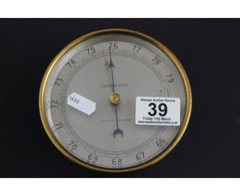 A brass compensated barometer, "Kendrick Apparatus"