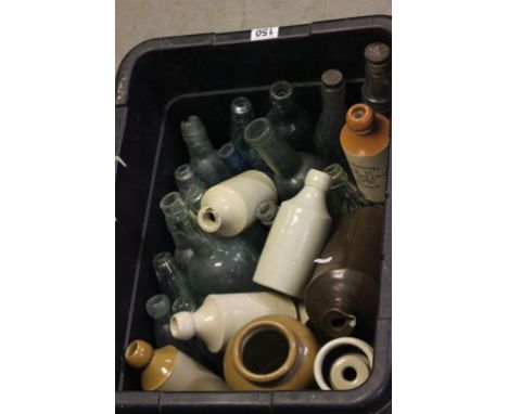 A collection of vintage bottles 