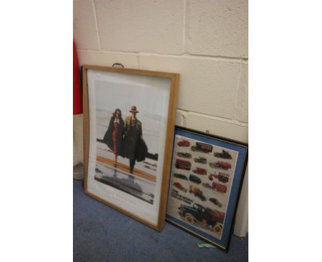 A modern Jack Vettriano print and various others 