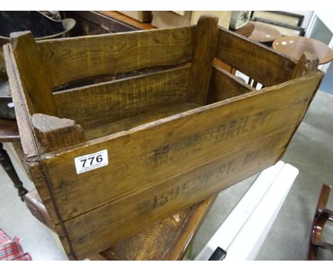 A vintage pine trug 