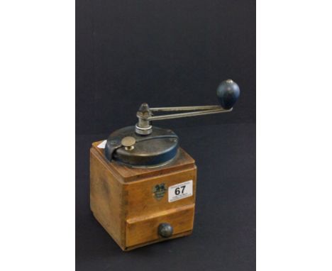 Vintage Wooden ' Peugeot ' Coffee Grinder