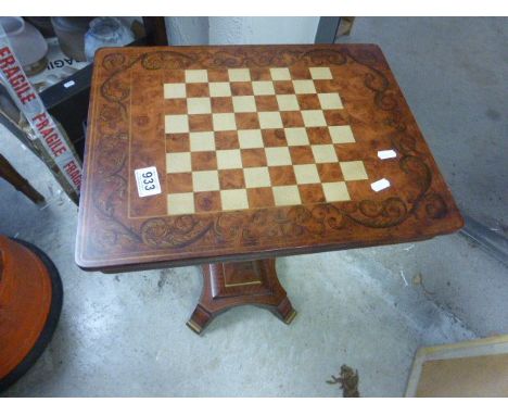 Reproduction Chess / Checkers / Games Table