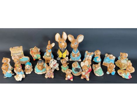 Collection of Pendelfin rabbits