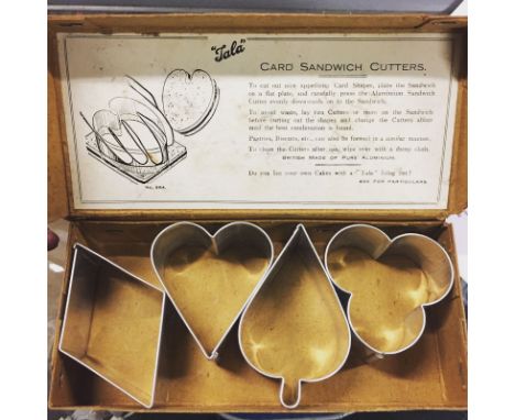 'TALA' playing card suit biscuit cutters