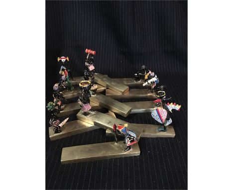Knife and Fork rests made by prisoners on French West Africa