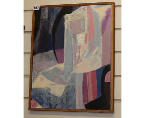 RTO, oil on hardboard, Abstract, initialled, 44.5 x 36cmCONDITION: Possibly in need of a light clean, otherwise good.
