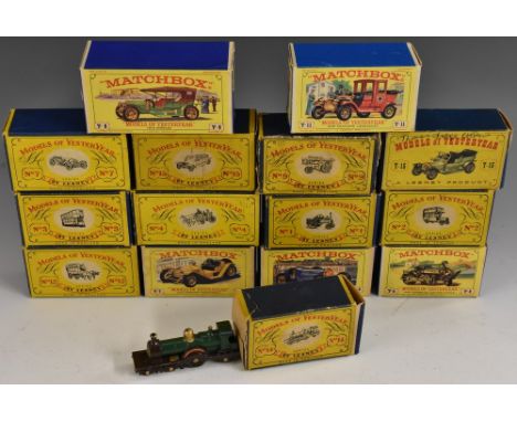 Matchbox Toys - Models of Yesteryear, Y-1 Traction Engine, Y-2 B Type Bus, Y-3 E Class Tramcar, Y-4 Horse Drawn Shand Mason F