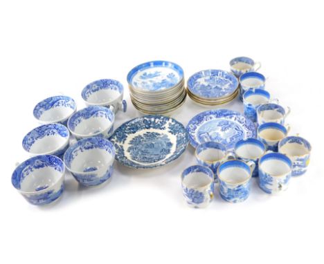 A group of 20thC and later Copeland Spode, comprising of coffee cans and saucers, modern Spode breakfast cups and saucers var