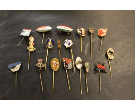 18 Eastern European rugby supporters stick pins including Slavia rughby 