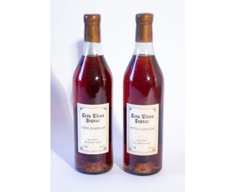 M. Louis Vallet Tres Vieux Petit Champagne Cognac - 2 Bottles