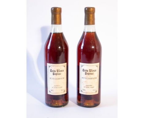 M. Louis Vallet Tres Vieux Petit Champagne Cognac - 2 Bottles