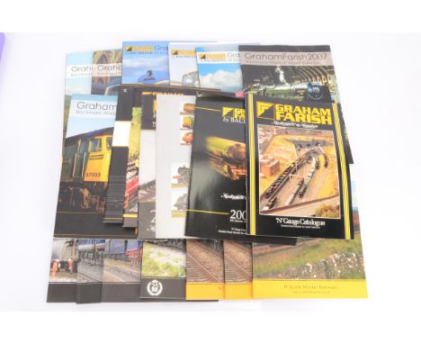 Graham Farish and Bachmann N Gauge Catalogues,  GF 1994, Graham Farish by Bachmann 2002-2017 complete, a couple of duplicates