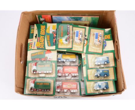 Corgi The Adventures of Steady Eddie Diecast Vehicles, mainly packaged 1:64 scale, comprises 59407 Read and Play Set (3), 549