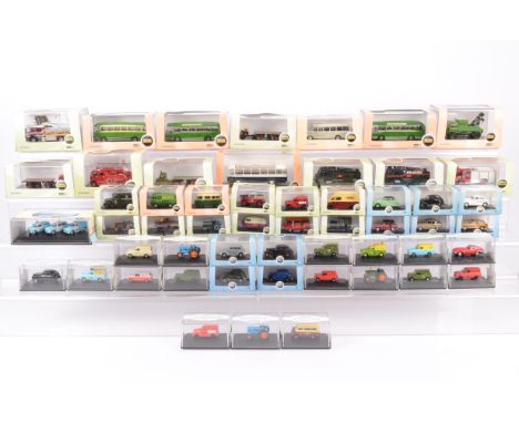 Oxford Diecast 1:76 Scale Vehicles, a cased collection all with card sleeves, or boxed of vintage vehicles, Automobile Compan