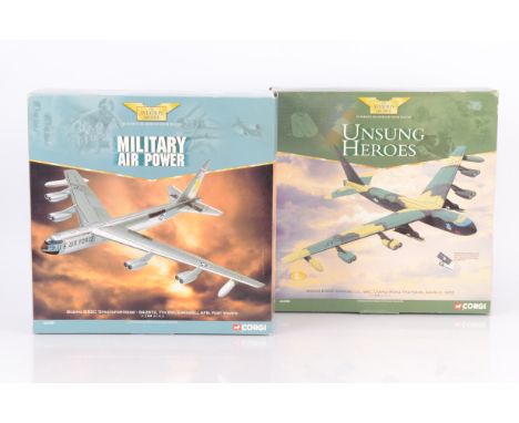 Corgi Aviation Archive 1:144 Scale Military Aircraft, two boxed examples Military Air Power AA33501 Boeing Stratofortress, Fo