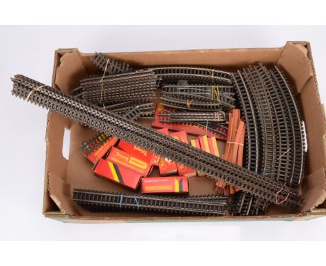 Tri-ang Railways 00 Gauge Super 4 Track including 3rd Radius Curves Points and switches, Long Straights (7), Double Straights