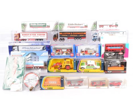 Modern Diecast and Plastic Vehicles, various examples boxed or packaged, Corgi 1980s 701 High Speed Minibus, 412 Mercedes Ben