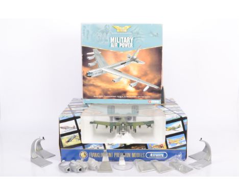 Corgi Aviation Archive and Franklin Mint Armour Collection Aircraft,  both boxed, Aviation Archive AA33501 Military Airpower 