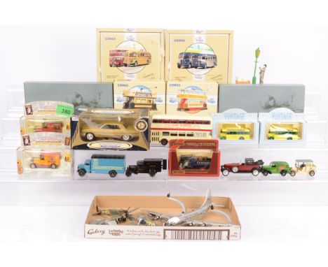 Modern Diecast Vehicles and Models, mainly vintage commercial vehicles, aircraft and naval vessels, boxed examples, Corgi Cla