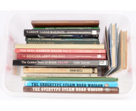 An assortment of Narrow Gauge and Road Transport Books, NG books including 'The Ashover Light Railway', 'Narrow Gauge Story' 