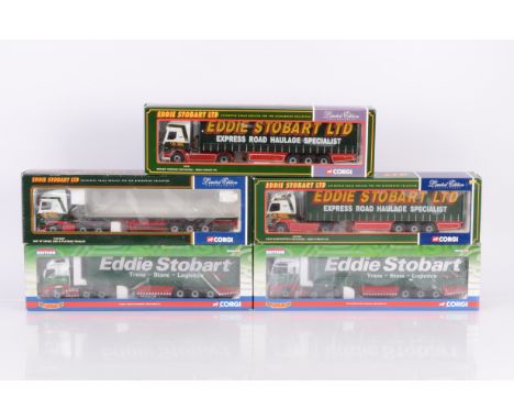 Corgi Eddie Stobart Diecast Haulage Vehicles, five boxed 1:50 scale limited edition examples, CC12401 Volvo Globetrotter, 756