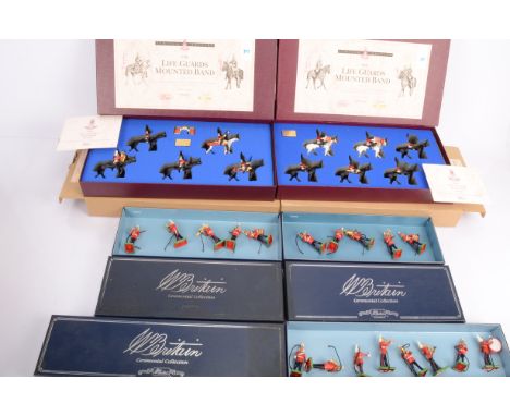 Modern Britain's Military Bands, a boxed group, Life Guards Mounted Band 5195, 5295 (2) and three Band of the Life Guards set