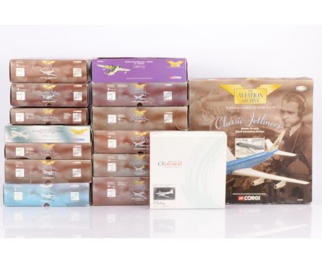 Corgi Aviation Archive Civil Aircraft,  all boxed 1:144 scale, Classic Propliners 47602 Vickers Viscount Parcelforce, 48106 S