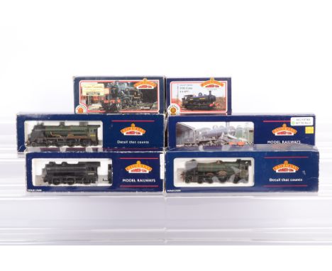 Bachmann 00 Gauge Steam Locomotives,  31406 BR green Lord Nelson Class 30850  'Lord Nelson', 31776 BR green 7915 'Mere Hall',
