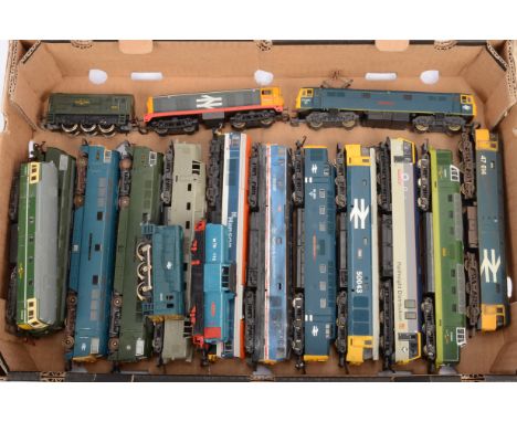 Lima 00 Gauge unboxed various liveries Diesel and Electric Locomotives, Warship Class , Western Class (2), Dapol kitbuilt unp