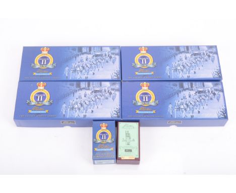 Modern Britain's Military Bands, a boxed group Golden Jubilee, The Ghurkha Contingent Pipe Band Sets 1,2,3,4, 40266, 40267, 4
