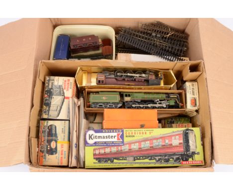 Airfix and Kitmaster 00 Gauge kitbuilt and unmade kits and Hornby-Dublo 2 and 3 Rail Rolling Stock and 2-Rail Track, Airfix W
