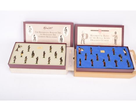 Modern Britain's Military Bands, two boxed sets, 00102 Regimental Band of the Royal Scots Dragoon Guards and Hamleys Limited 