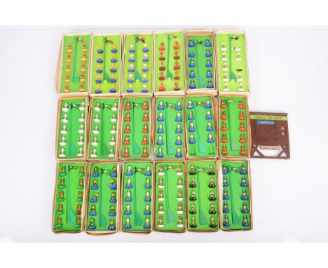 Subbuteo Football Teams,  135 Preston, Arsenal, Brazil, Newcastle, Celtic, Everton, Wolves, Bury, Liverpool, Barnsley, blue w