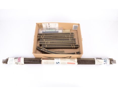 Peco 00 Gauge Setrack  and long flexi Straights, Double Straights ST 210 (49), Ist Rad Curves ST226 (5), Half Curve (1), 2nd 