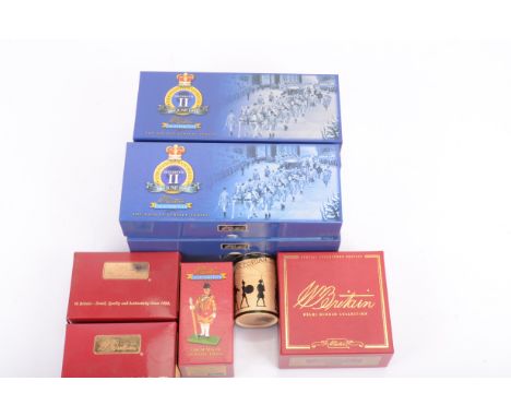 Modern Britain's Military Bands and Other Military Figures, a boxed group, Golden Jubilee, Band of the Life Guards sets 1,2,3