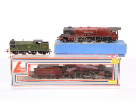 Hornby-Dublo 3-Rail and Lima 00 Gauge 2-Rail Locomotives, Dublo 3-Rail GWR green 0-6-2T 6699, VG, lacks chassis fixing screw,