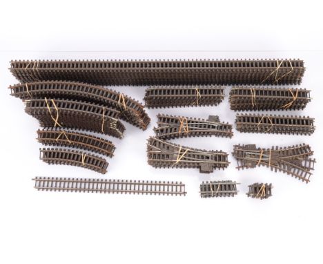 Tri-ang 00 Gauge Super 4 Track, Long Straights (11), Double Straight (1), Straights (26), 1/4 Straights (5), Converter Straig