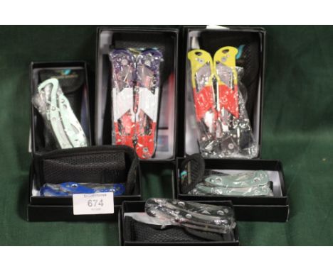 SIX BOXED MILLION SOURCE POCKET TOOLS